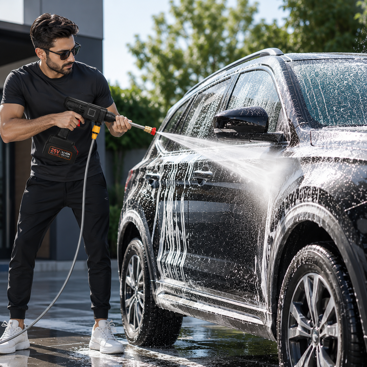 25V Cordless High Pressure Washer – Car, Home & Garden Clean